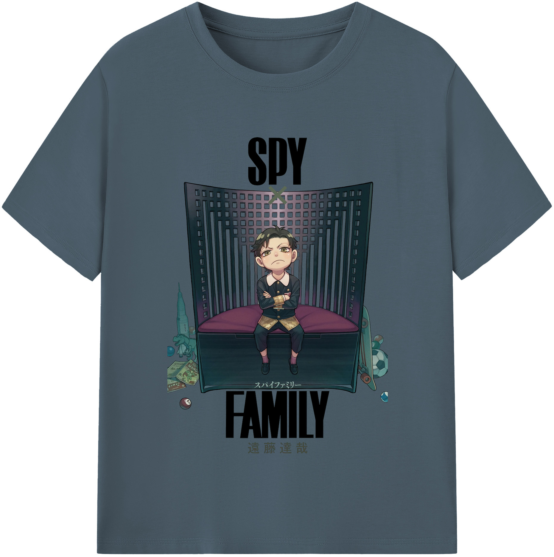 （画像用） SPY×FAMILY间谍家家酒 綿100％半袖Tシャツ（フロントプリント）